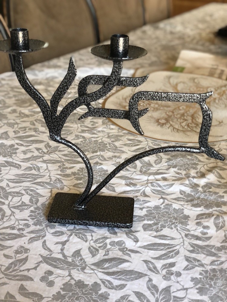 Bronze SHABBAT Candelabra