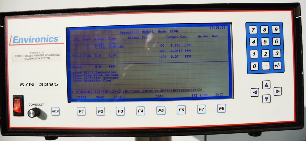 Environics S-9100 Computerized Ambient Monitoring Calibration System
