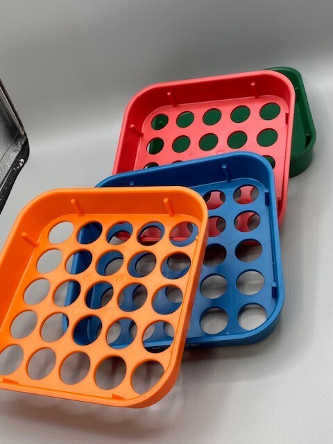 Speed Sort Coin Sorting Trays; 4 color coded interlocking trays; MMF Industries
