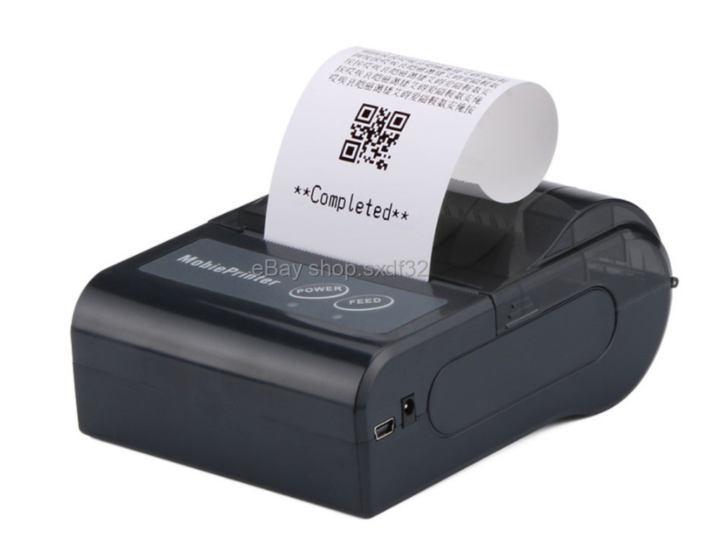 58mm Bluetooth Thermal Receipt For Printer Android IOS Windows Port POS Portable