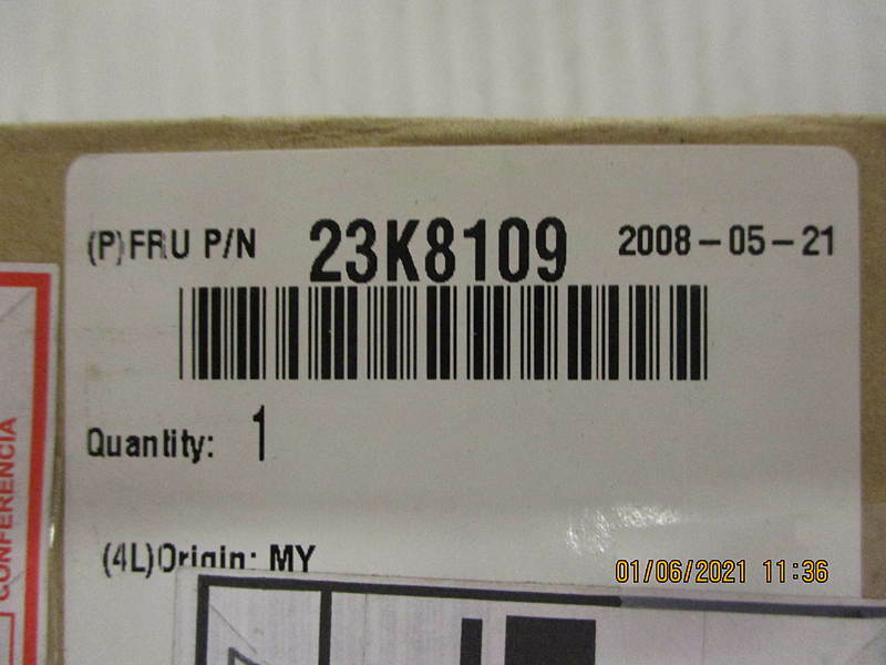 Open Box, IBM, 23K8109, Faceplate