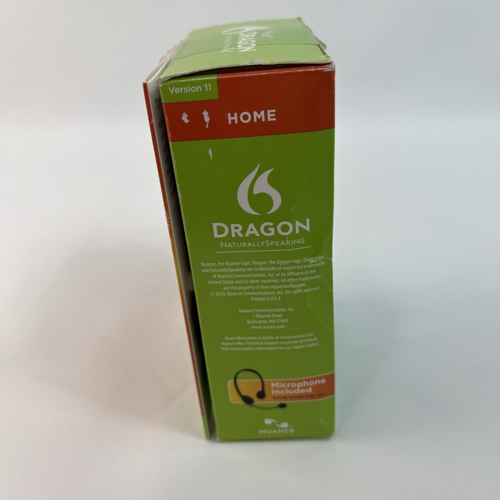 Dragon NaturallySpeaking DVD Version 11 Speech Recognition DISC Only Replacement