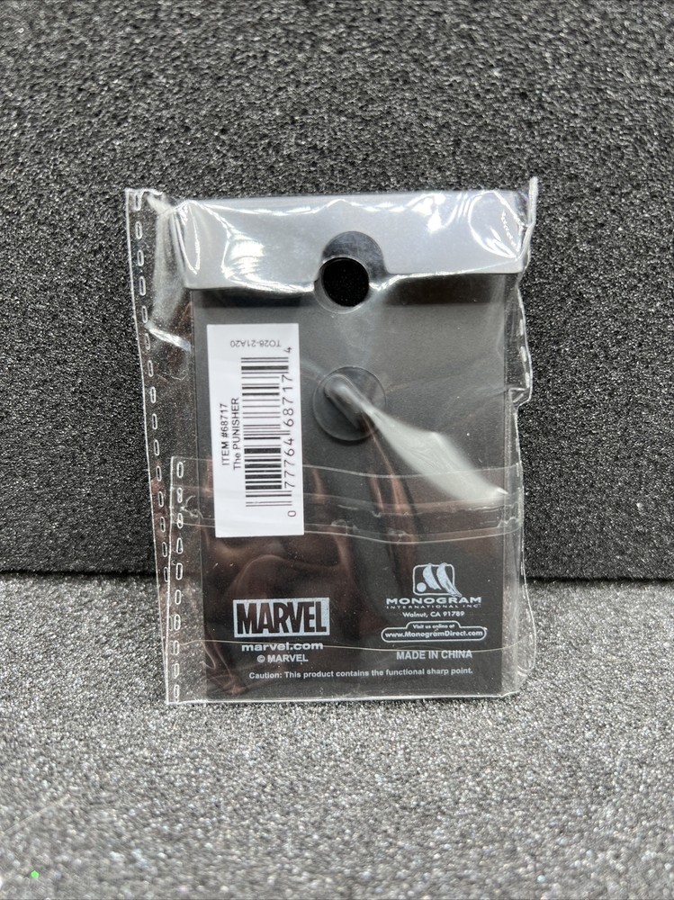 Marvel Comics NEW * Punisher Logo Lapel Pin * Pewter Charm Marvel Licensed