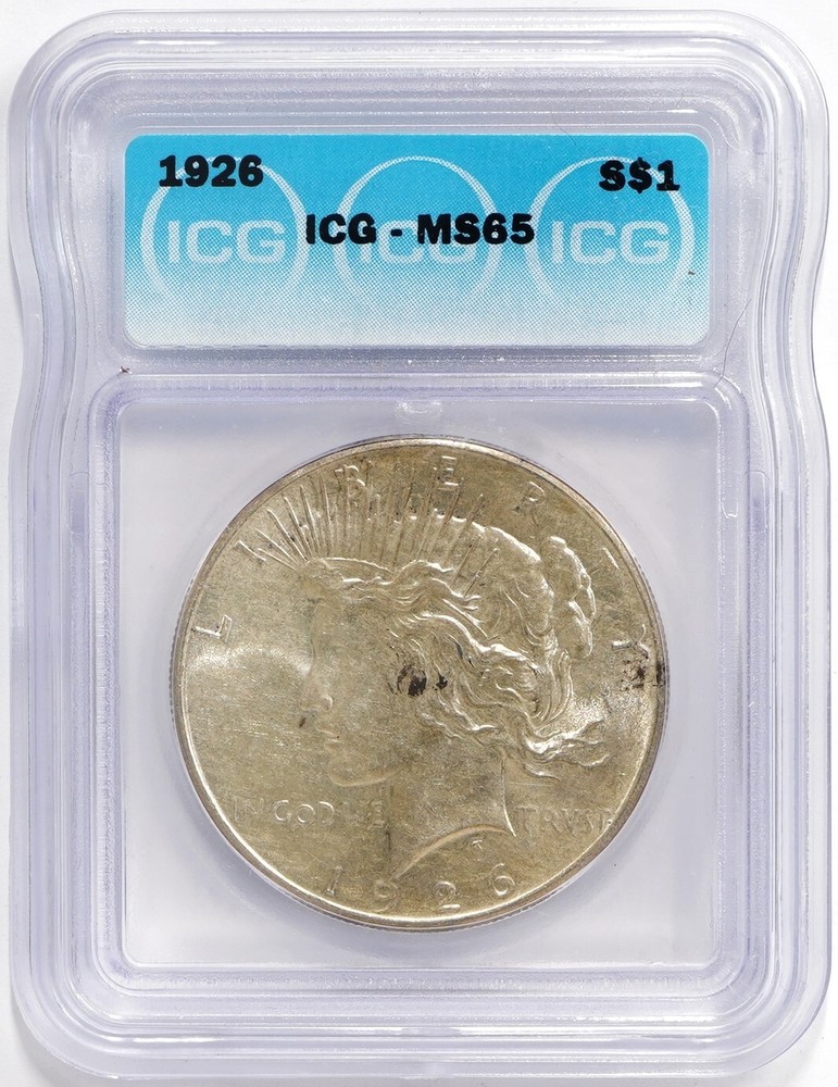 1926 (P) Peace Dollar ICG MS-65