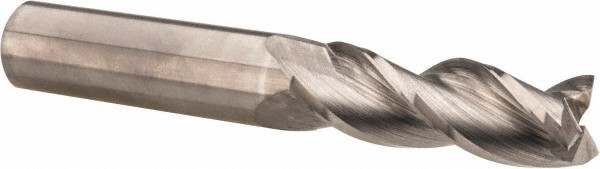 Accupro 1/2", 2-1/4" LOC, 1/2" Shank, 6" OAL, 3 Flute, Solid Carbide Square E...