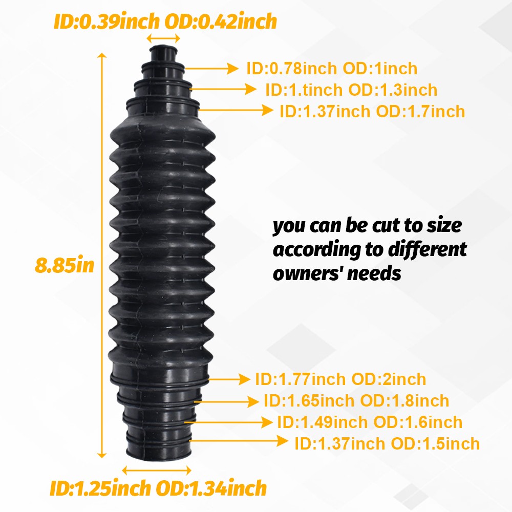 Steering Rack Pinion Boot Kit Inner Tie Rod Bellow Customized For BMW Vehicles