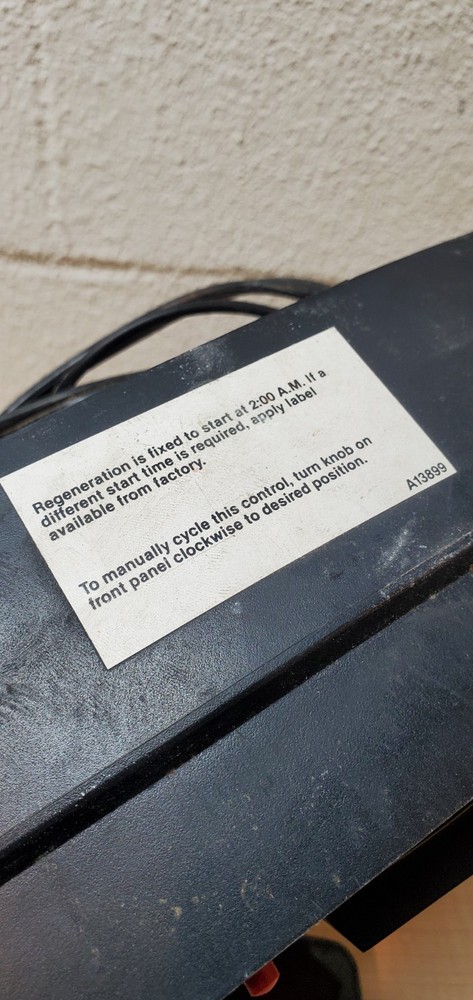 Pentair 5600 Softner Head For Parts