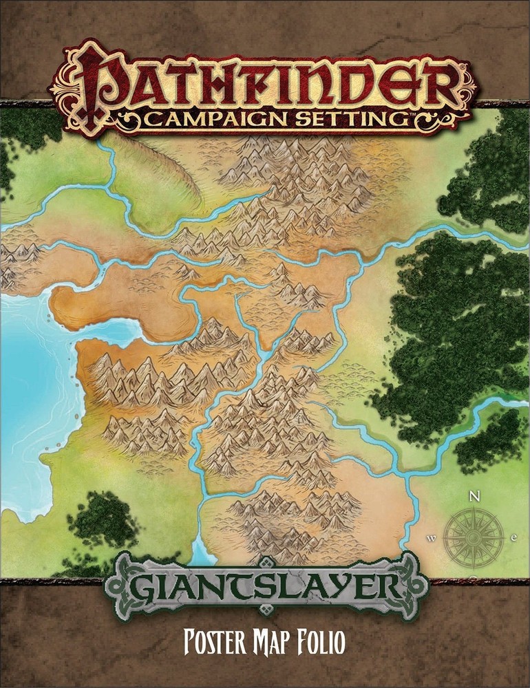 Pathfinder Campaign Setting Giantslayer Poster Map Folio