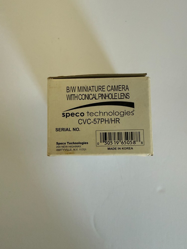 Speco CVC-57PH/HR Mini Conical Pinhole Lens Board Camera