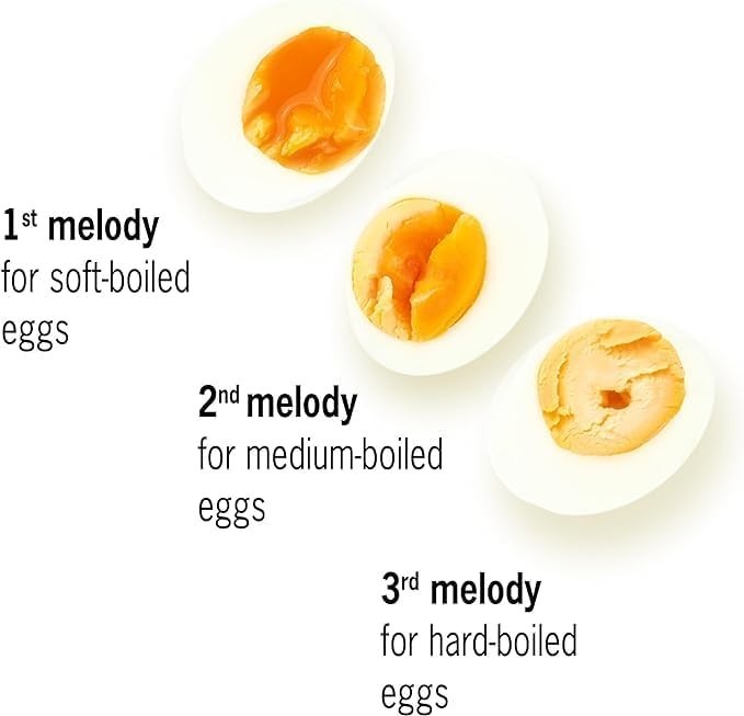 Elegant Rooster BeepEgg Timer for Soft, Medium, Hard Eggs - Food Safe