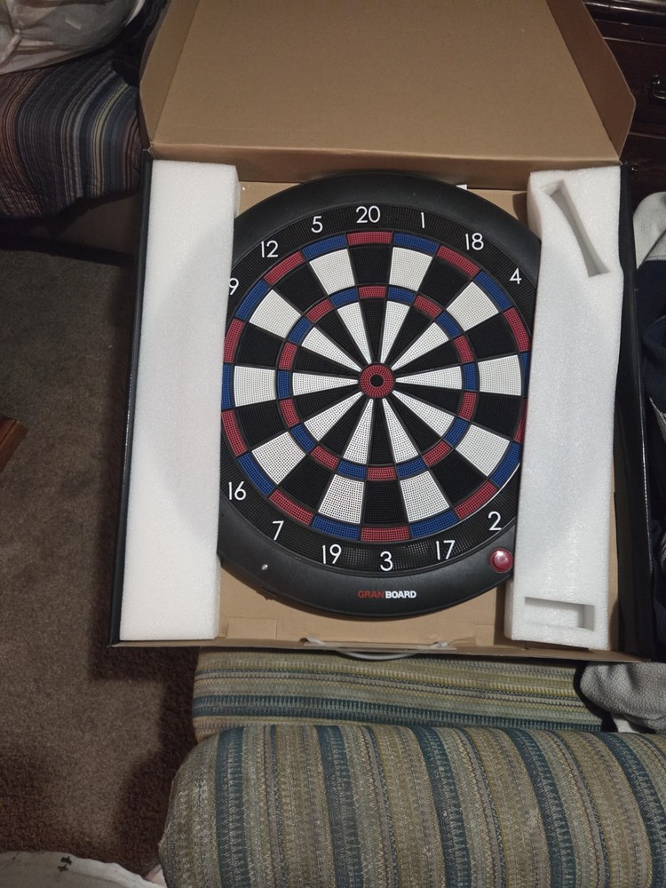 GRAN BOARD 3s LED Bluetooth Dartboard(Blue) NEW