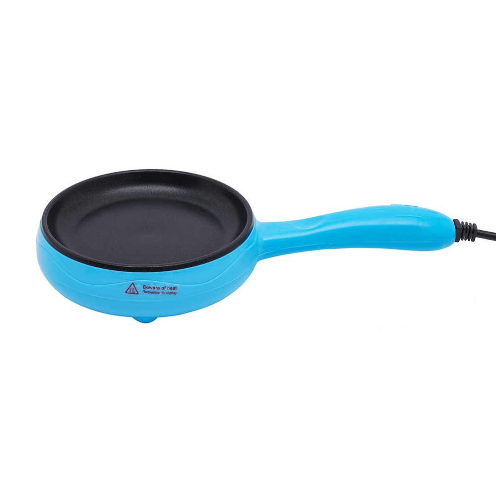 Non-stick Mini Fried Eggs Saucepan Small Frying Pan Flat Cookware Griddle Blue