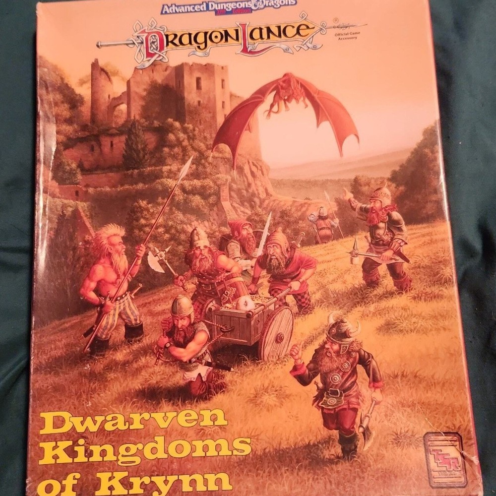 2nd edition Advanced dungeons and dragons dragonlance