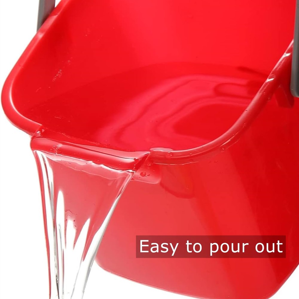 4 Pack Sanitizing Buckets, 3 Quart Square Sanitizing Bucket, Stackable Small ...