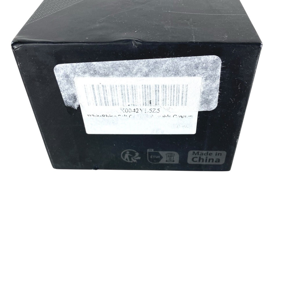 White Rhino Adjustable Salt Grinder New Open Box