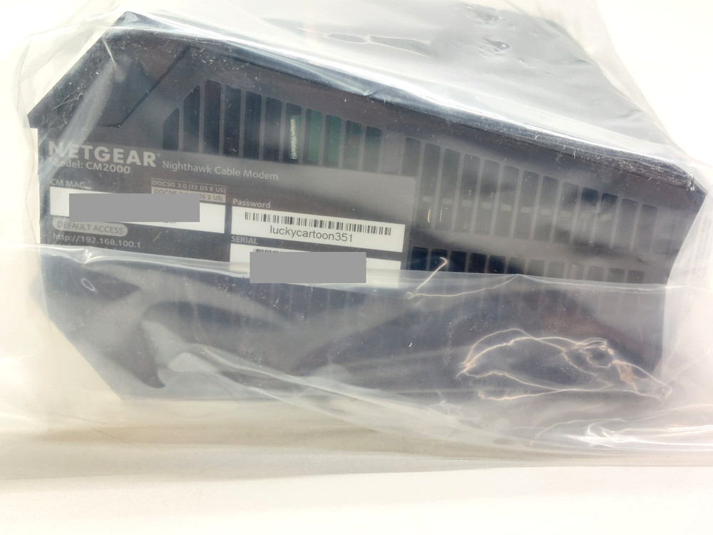 Netgear Nighthawk CM2000 2.5Gbps Internet Cable Modem