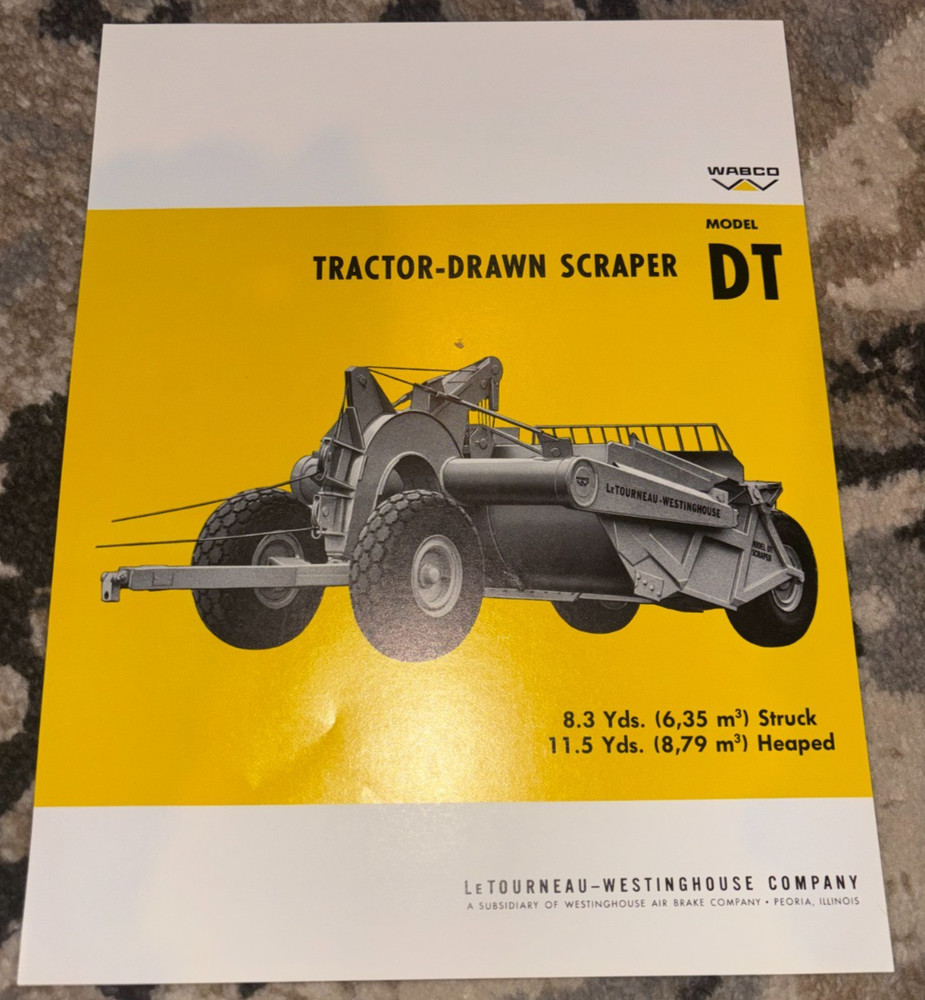 WABCO DT Tractor Drawn Scraper Brochure AMIL25
