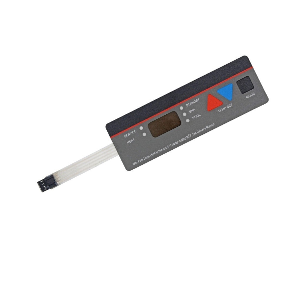 FdXLBKP193 Pool Heater Control Panel Keypad Membrane Switch for Hayward H100ID1