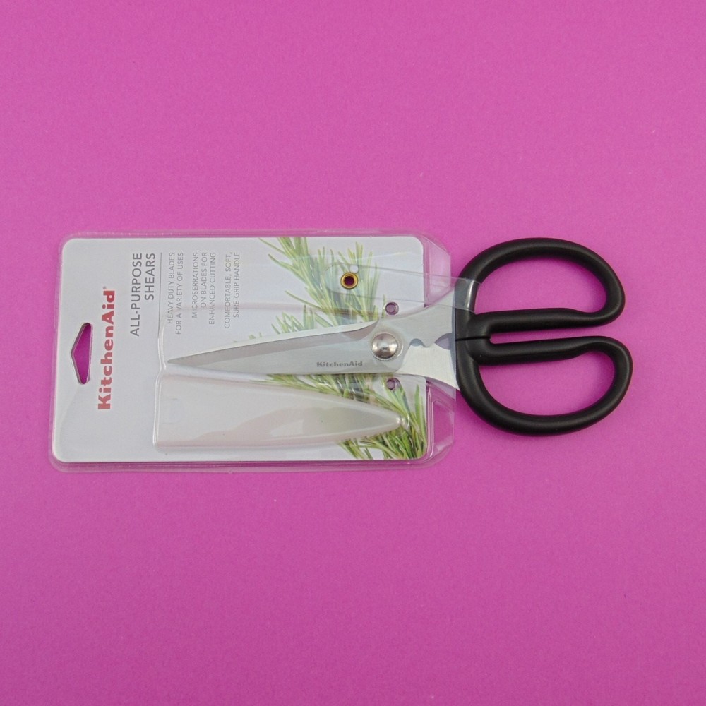 KitchenAid All-Purpose Kitchen Shears Utility Scissors Black Ergonomic Handle