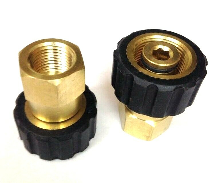 Pressure Washer Twist Connect M22 Karcher Style 2-pack 3/8" NPT