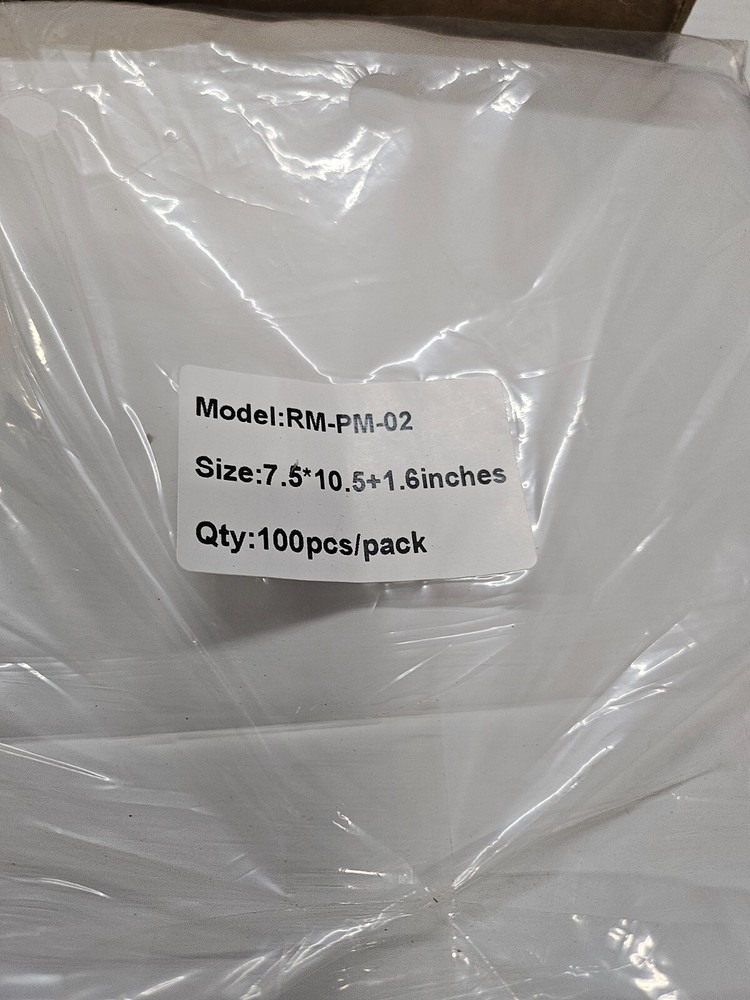 100 Pieces 7.5 x 10.5 White Poly Mailer