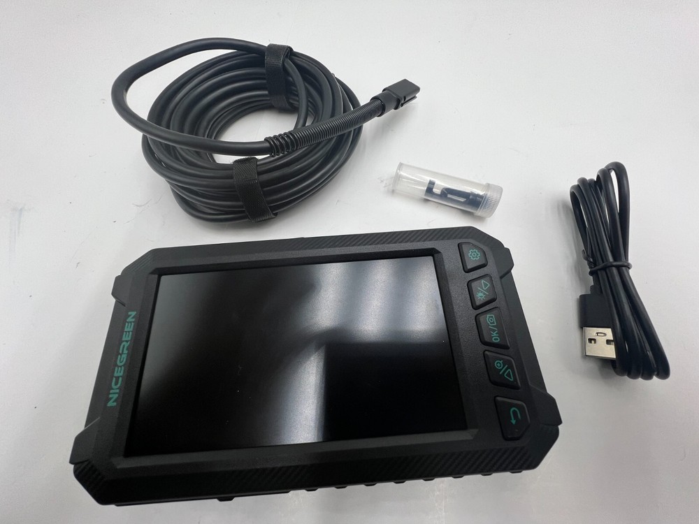NICEGREEN Industrial Endoscope 5" IPS Screen Drain Scope Camera