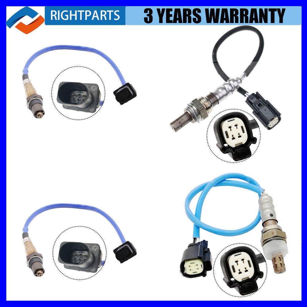 New 4x O2 Oxygen Sensor, Up + Down, for 2013-2015 Ford Explorer 3.5L Turbo-