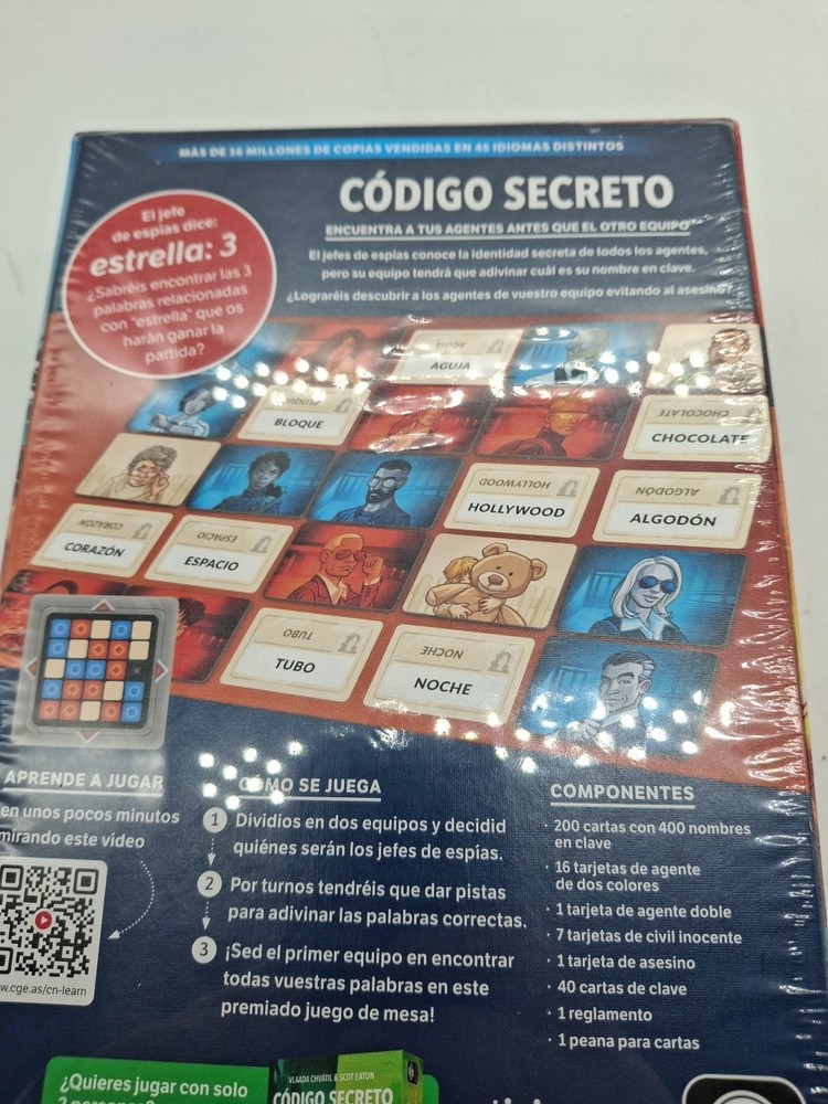Devir Games Codigo Secreto (Code Names) Spanish Edition