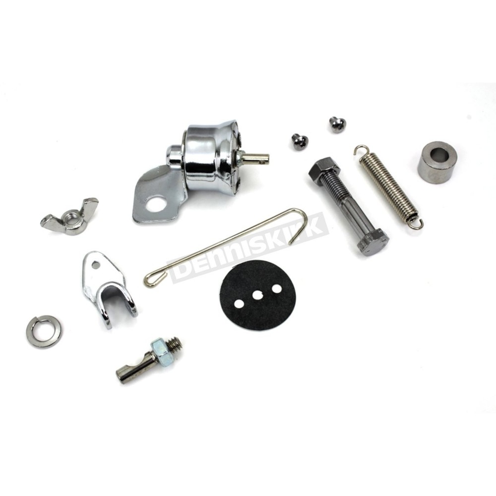 Volt Tech Chrome Mechanical Pull Type Brake Light Switch Kit - 32-7605