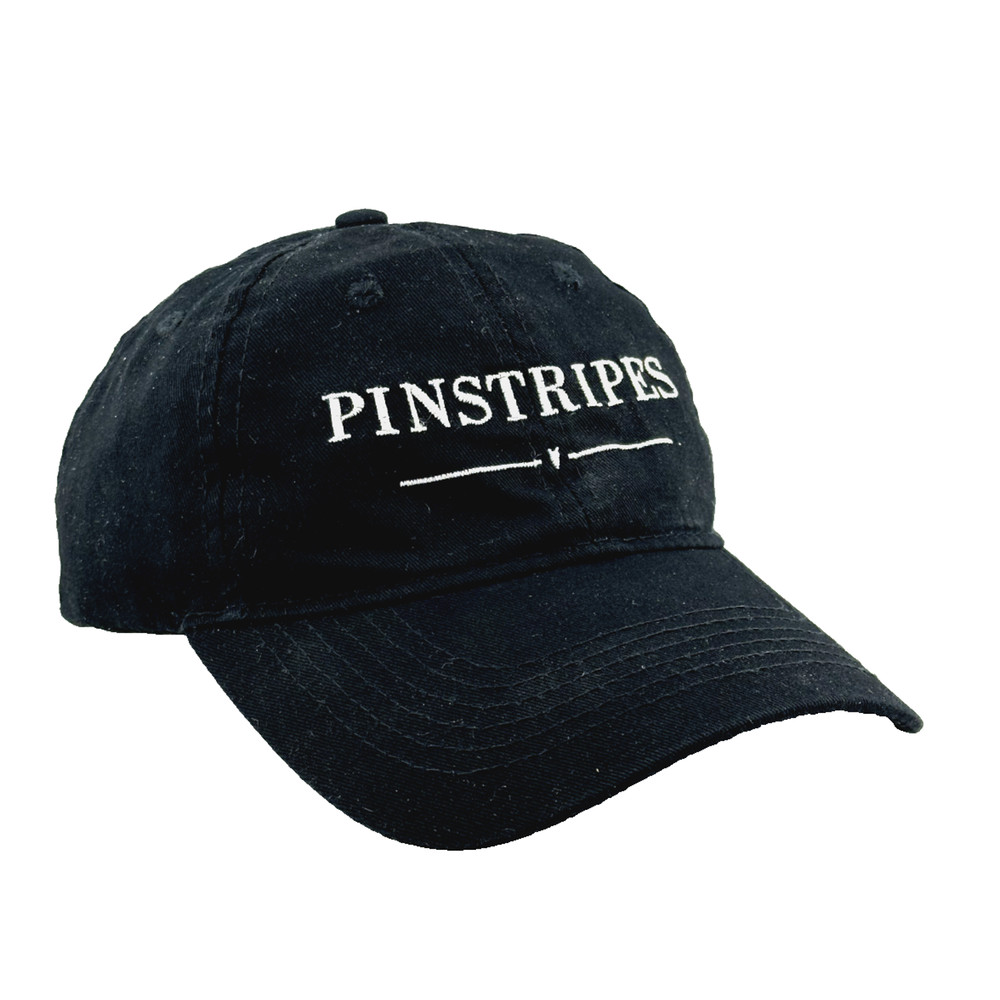 Kid's PINSTRIPES CAP Black - OSFM - Adjustable