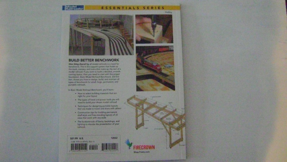 Basic Model Railroad BENCHWORK-3rd. edition-Jeff Wilson