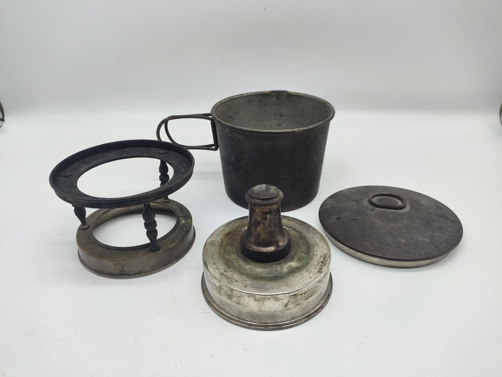 WW1 Silver Plate Campaign Spirit Burner