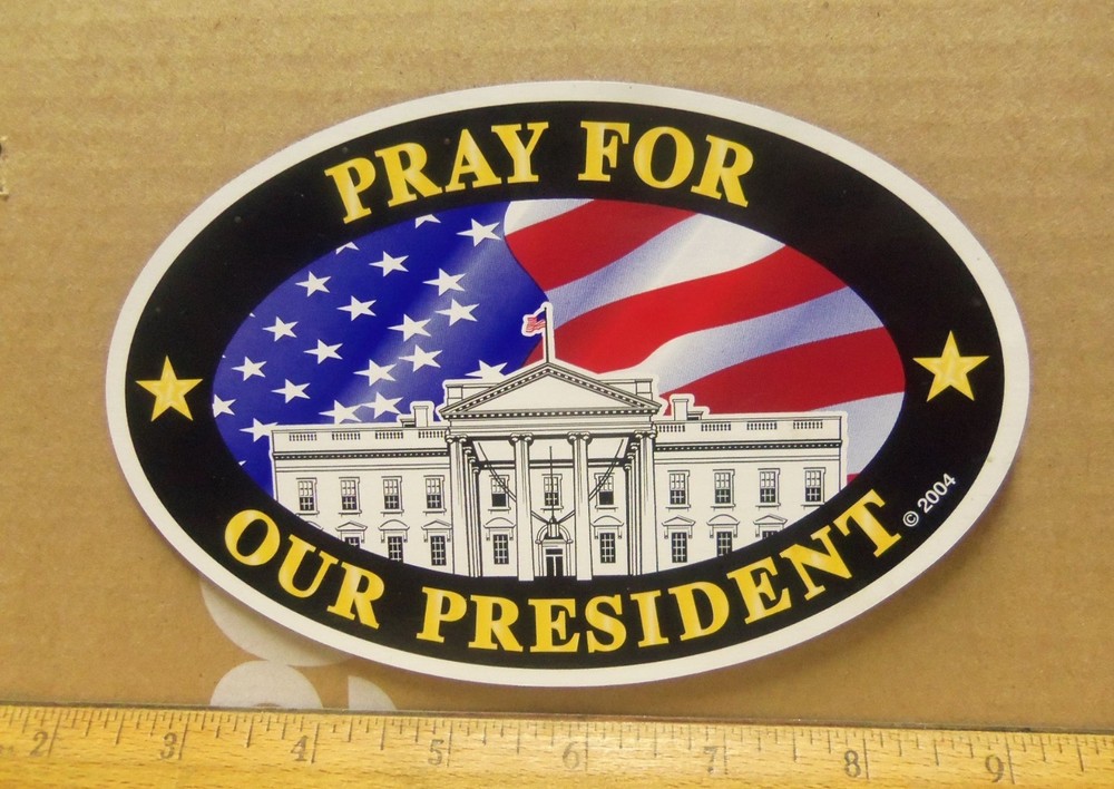 Pray for Our President Oval Magnet