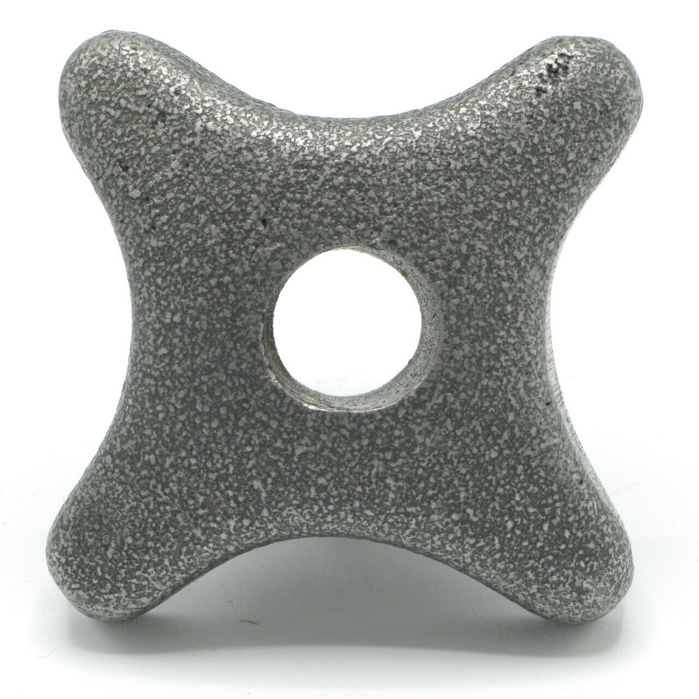 KIPP Palm Grips Quick Acting, Grey Cast Iron, 2pk