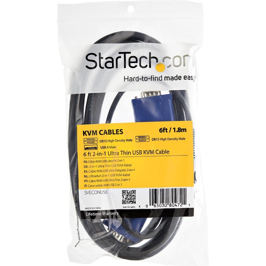StarTech StarTech 2-in-1 - Video / USB cable - 4 pin USB Type A (sveconus10)