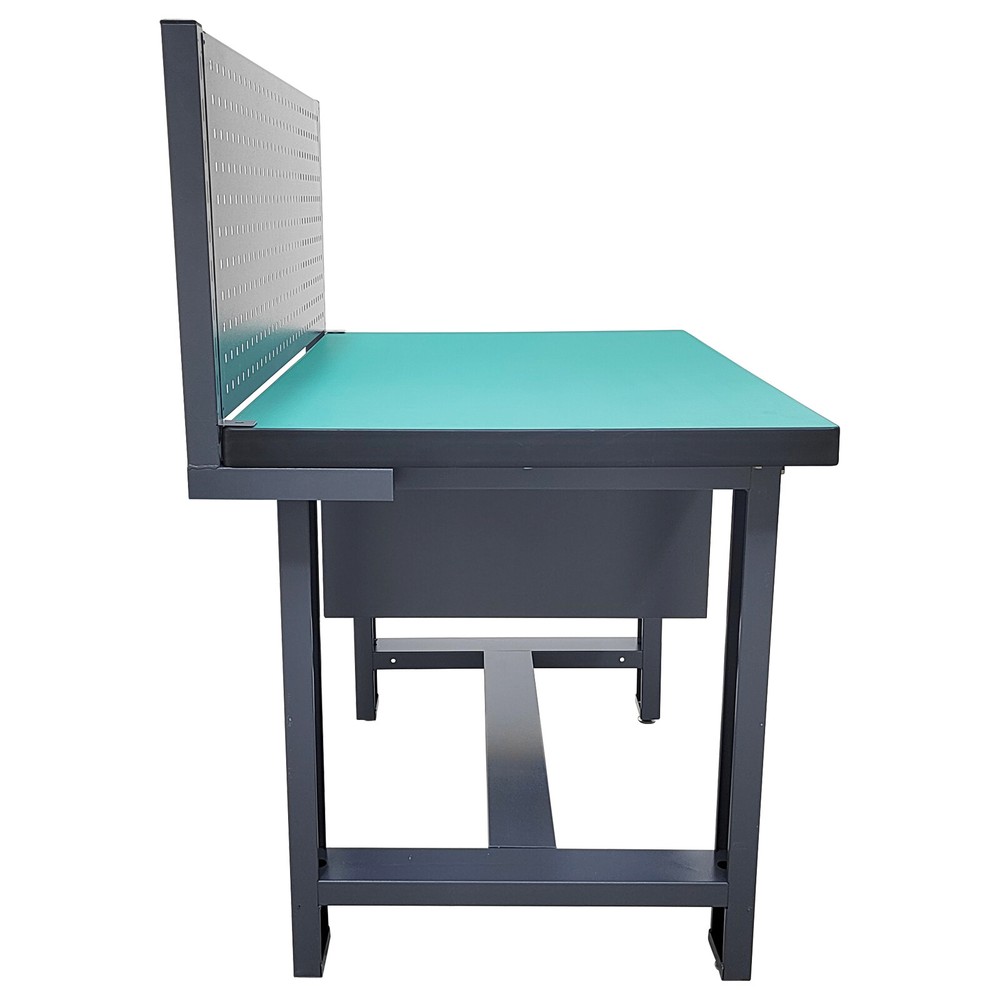 Anti-Static Assembly Line Work Table Workbench 1T Load with 2 Drawers 47x29.5''