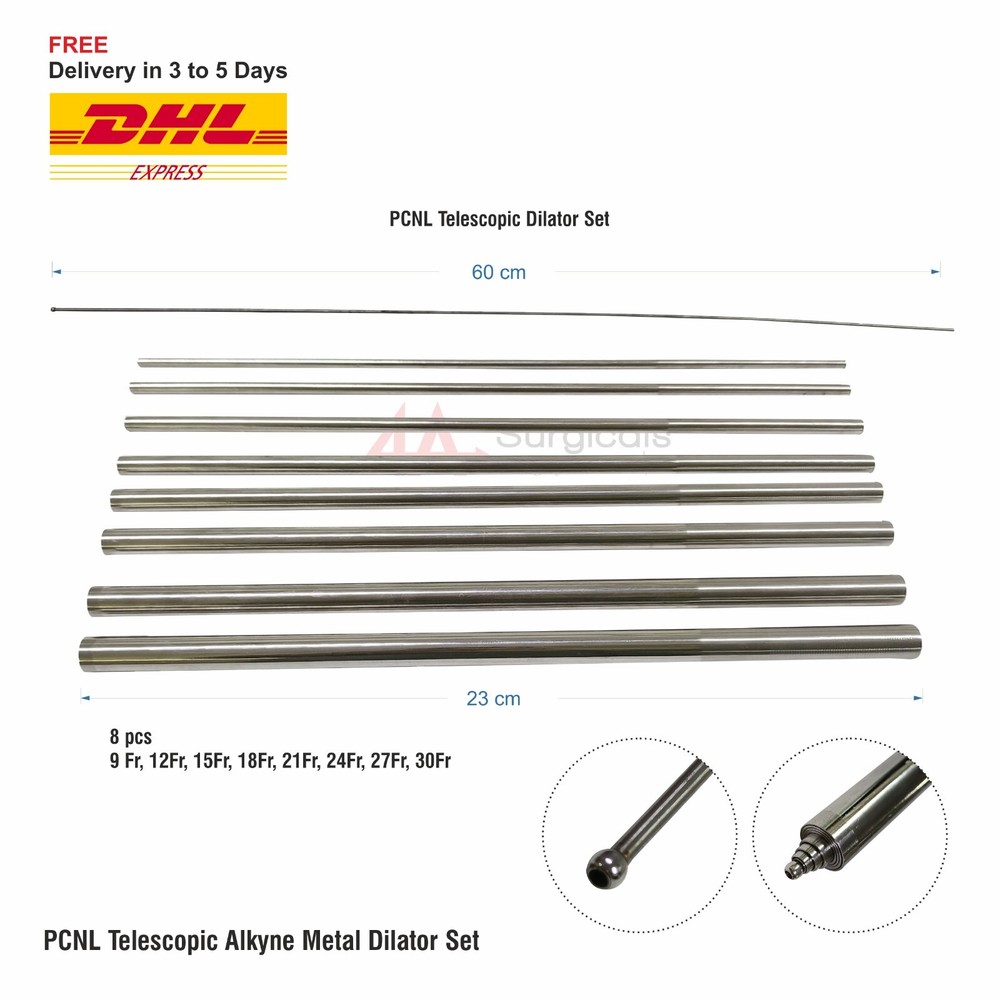 4A PCNL  ALKYNE METAL DILATOR SET