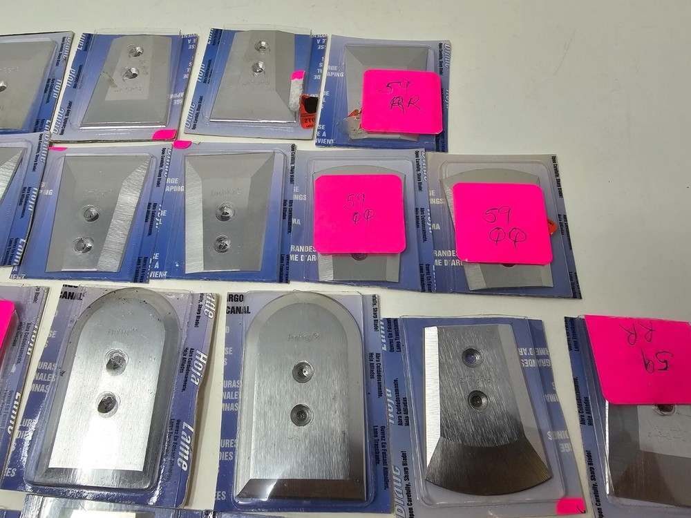 Pacific Handy Cutter Scraping Tool Replacement Blades Lot Assorted Sizes