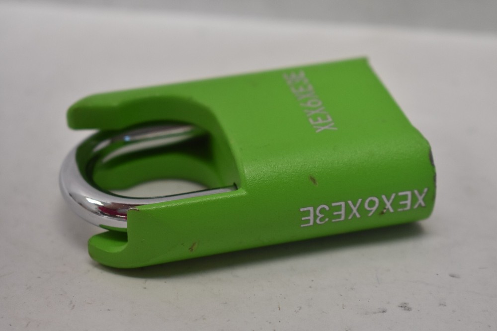 4 Digit Security Padlock Green Stainless Steel Short Shackle Combination Code
