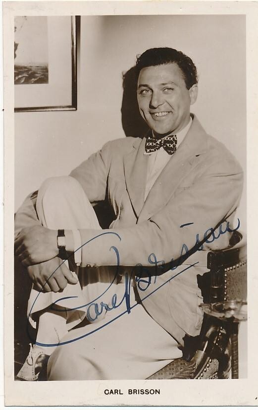 Carl Brisson- Signed B&W Vintage Photograph