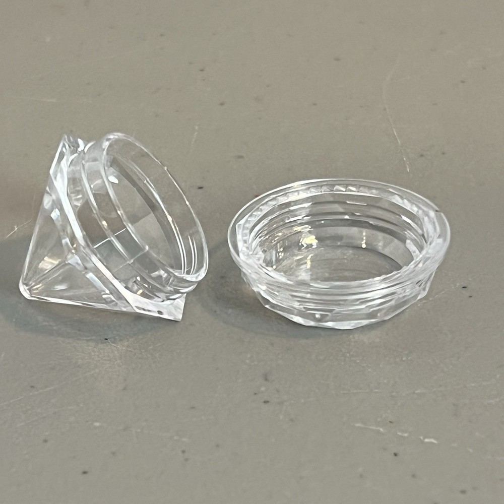 Hershey's Kiss Case Diamond Gem Shape Plastic 1.5"