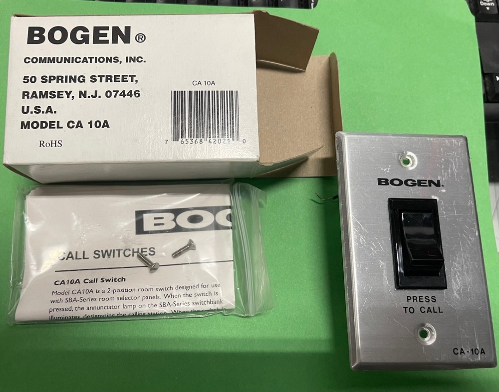 Bogen CA10A Call Switch - NEW OLD STOCK