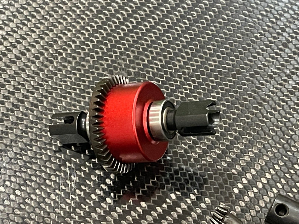 Front / Rear Differential Diff for Arrma Fireteam MOJAVE 6s BLX Red