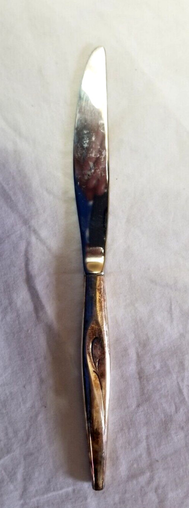Oneida Community Flight Pattern Silver Plate 6 Dinner Knives VTG 1963 Flatware