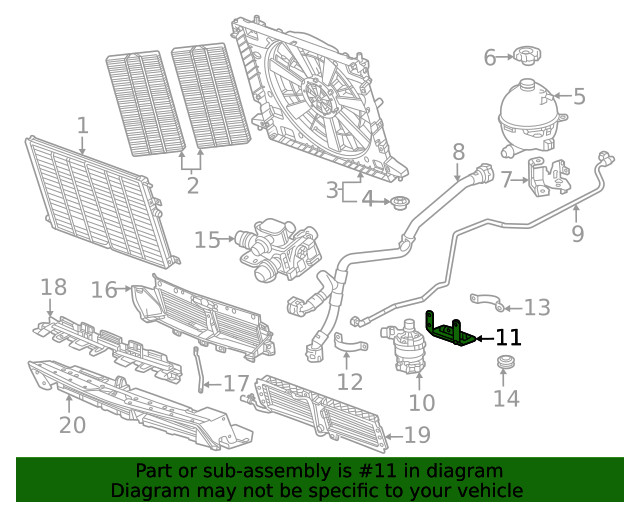 Genuine GM Bracket 86805433