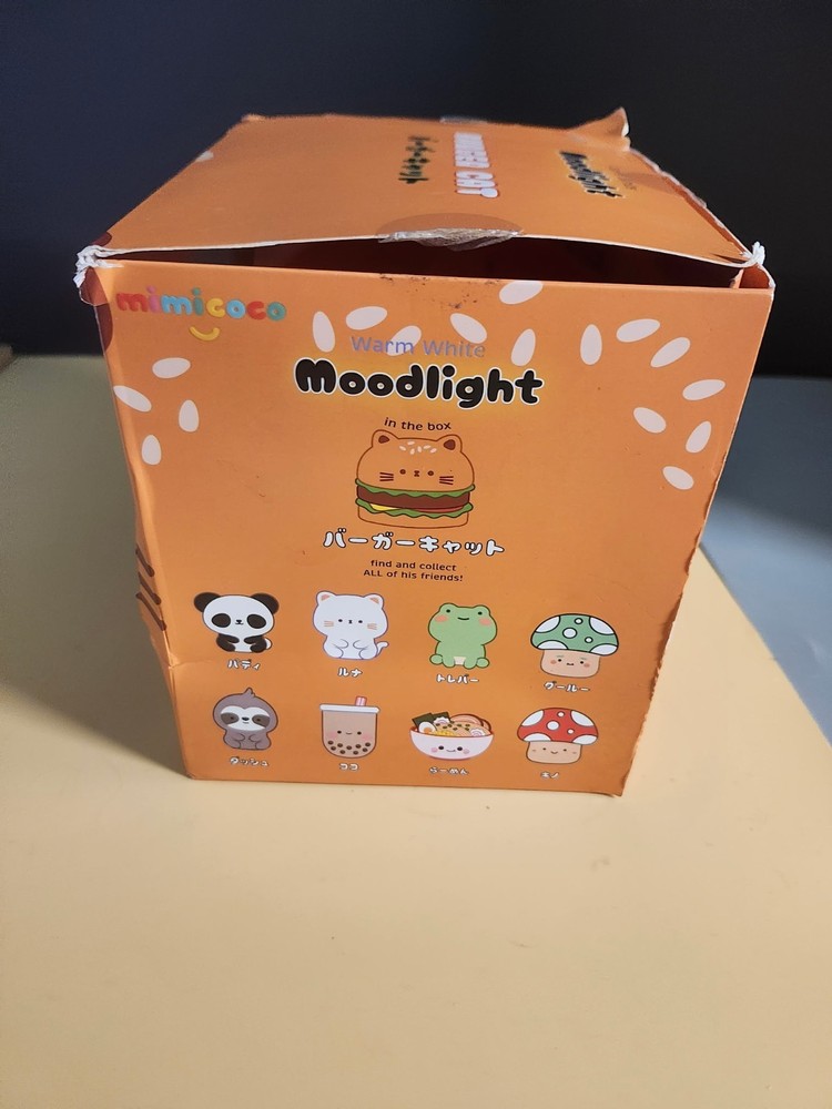 Moodlight-Nightlight Mimicoco BURGER CAT