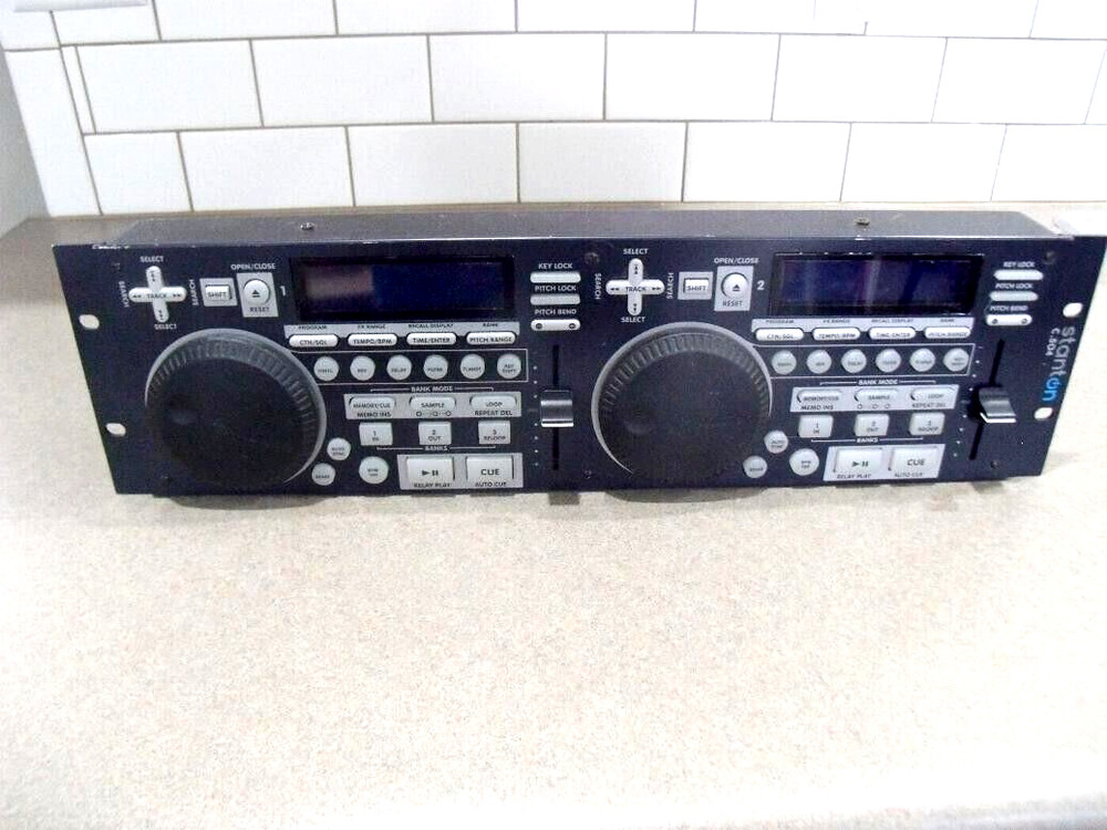 Stanton C.504 DJ Dual CD Controller Panel Unit Untested