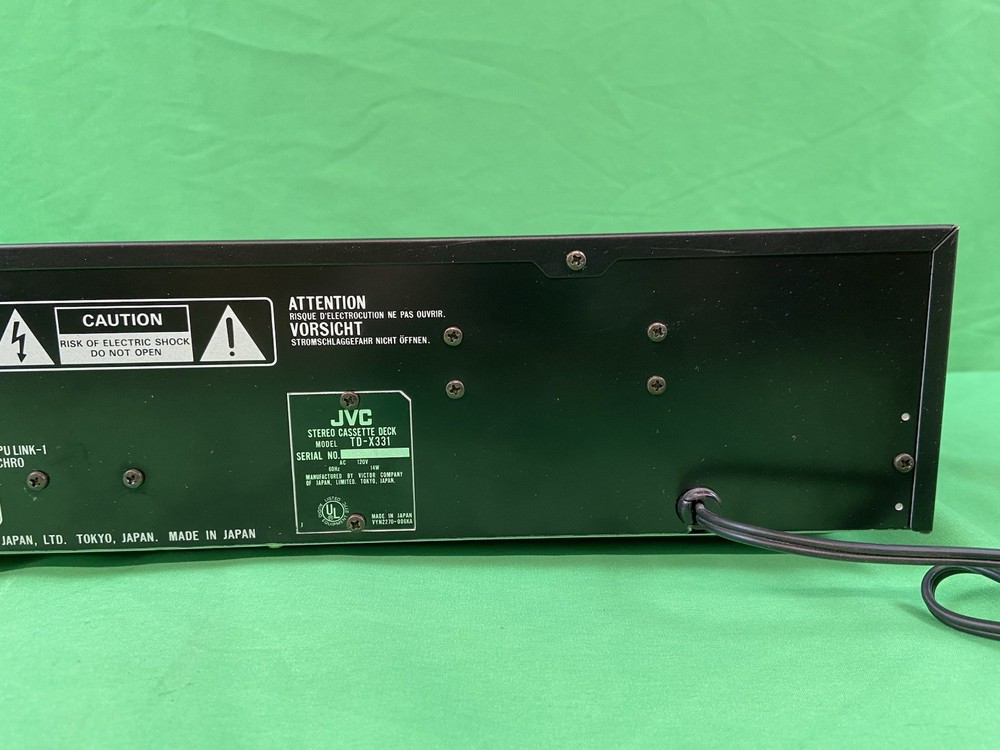 JVC TD X331 Stereo Cassette Deck | Excellent Condition!