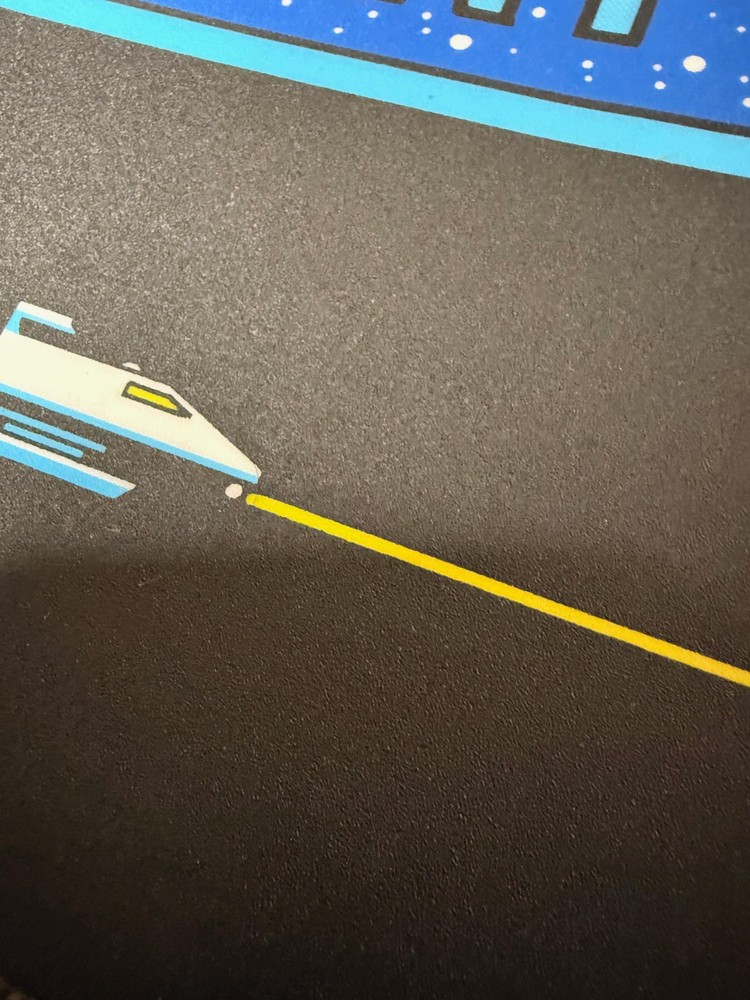 Asteroids Deluxe Arcade Control Panel Overlay CPO Reproduction Atari