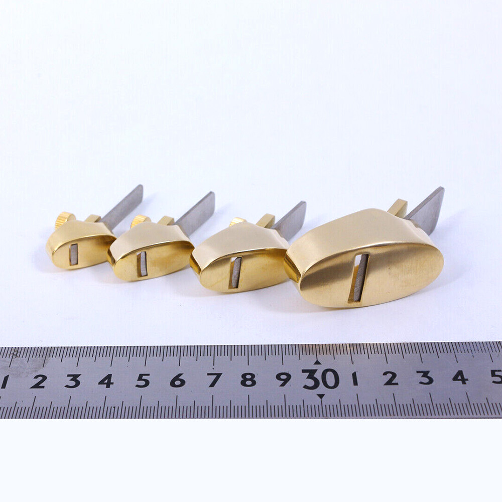 4pcs Brass planes Violin making tools woodworking thumb plane luthier tools